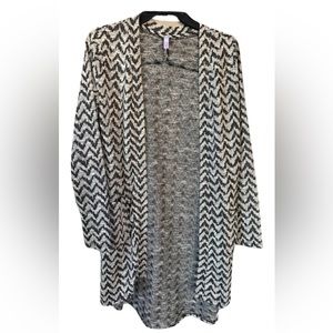 Xhilaration long printed cardigan NWOT